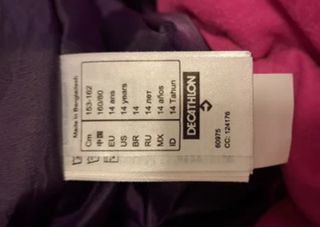 Mono de esquí Wedze SKI-P 100 rosa T14