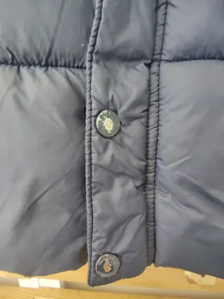 Abrigo Zara acolchado azul marino 18-24m