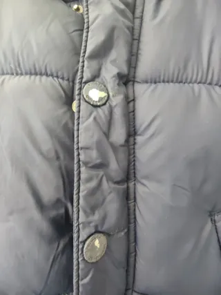 Abrigo Zara acolchado azul marino 18-24m