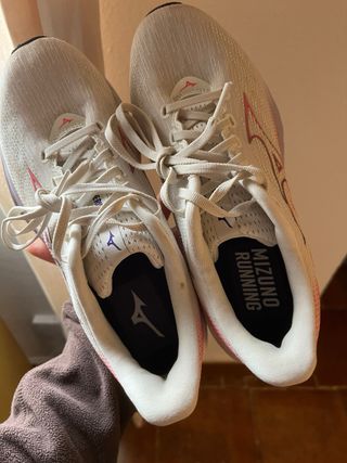 Mizuno Wave Rider 28 Rosa/Blanco