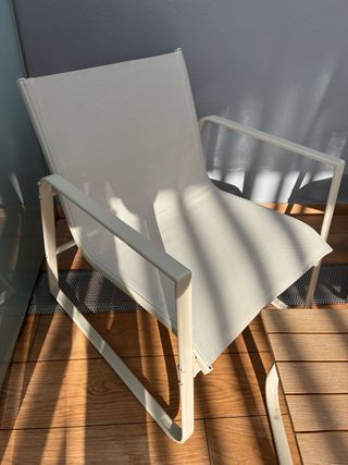 Conjunto jardín: banco y mesa