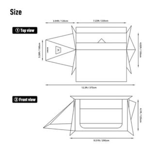 Tienda de campaña 2 personas