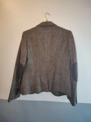 Chaqueta Massimo Dutti Marrón/Gris