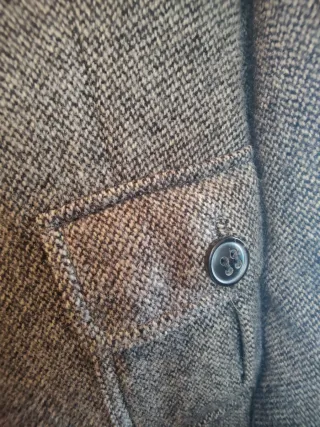 Chaqueta Massimo Dutti Marrón/Gris