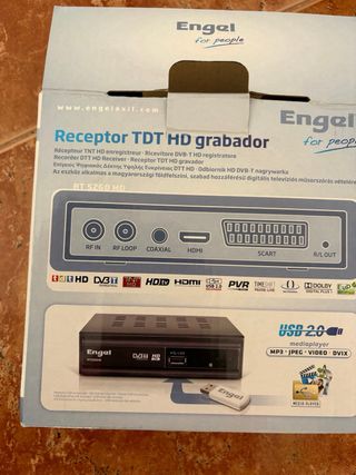 Receptor TDT HD Grabador Engel RT 5260 HD