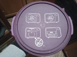 Vaporiera Tupperware Viola per cottura a microonde