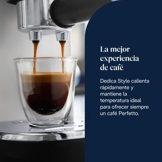 DeLonghi Dedica Cafetera Bomba Acero Inox