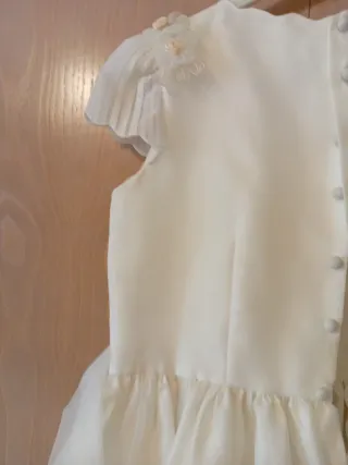 Vestido de Comunión Niña Blanco