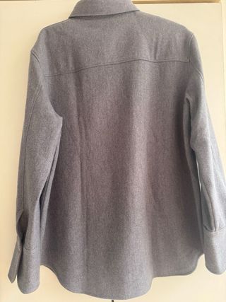 Camisa Massimo Dutti Gris Talla 38