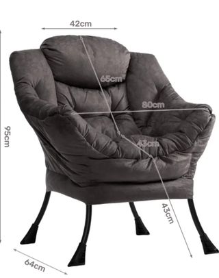 Poltrona Relax HOLLYHOM Grigia