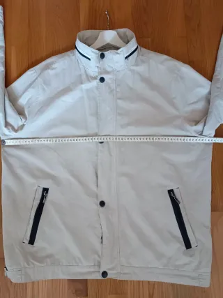 Gabardina gris Hombre T-3XL