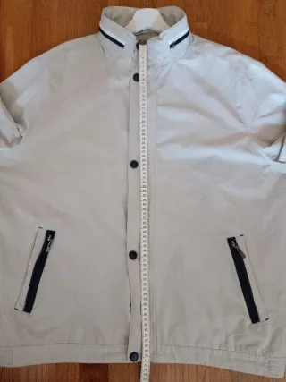 Gabardina gris Hombre T-3XL