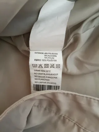 Gabardina gris Hombre T-3XL