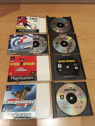 Lote 4 Juegos PlayStation 1 (PS1)