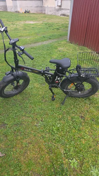 Bici elettrica  con cestino