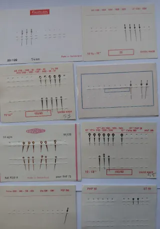 Lote de manecillas para relojes de pulsera