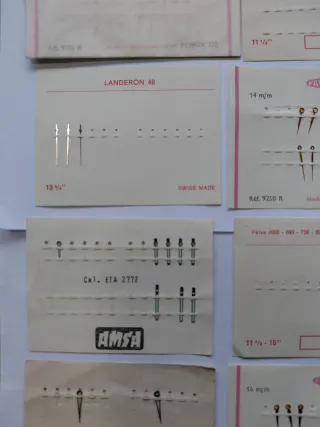 Lote de manecillas para relojes de pulsera