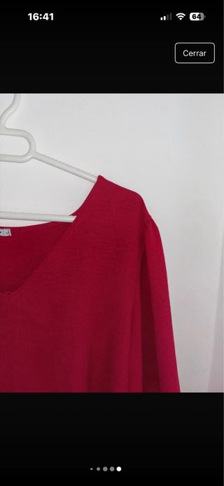 Blusa Noon Roja Talla M sin estrenar