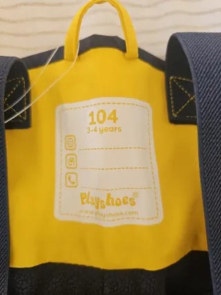 Peto impermeable amarillo para nieve