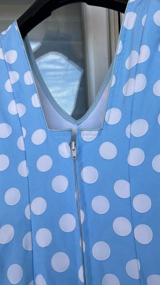 Traje Flamenca Lunares Azul Talla S