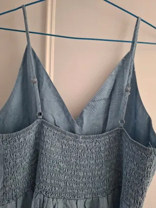 Vestido vaquero midi azul