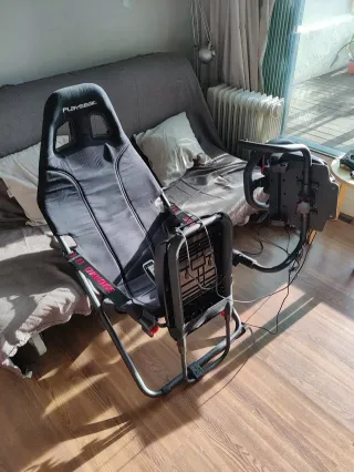 Volante Logitech G29 + Asiento Simulador