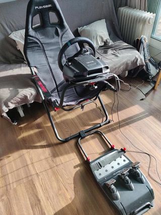 Volante Logitech G29 + Asiento Simulador