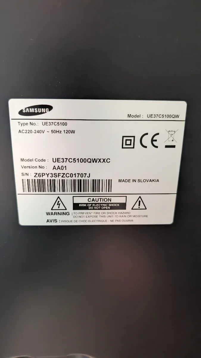 Samsung TV LED 37 Full HD afbeelding 5