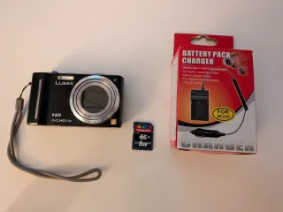 Panasonic Lumix DMC TZ10 Cámara Digital Negra