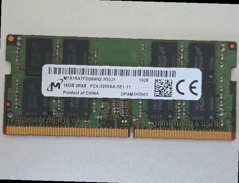 Memoria Ram Micron 16Gb DDR4 3200Aa MTA16ATF2G64HZ