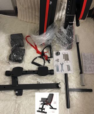 Banco de musculación plegable nuevo