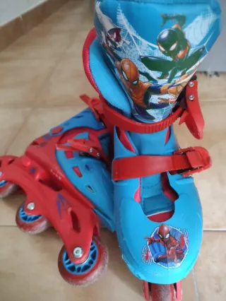 Patines Spiderman Talla Ajustable