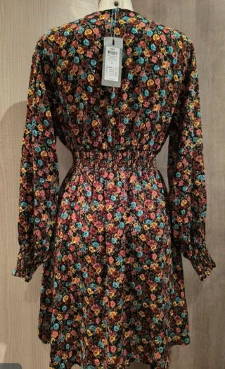 Vestido estampado floral talla única