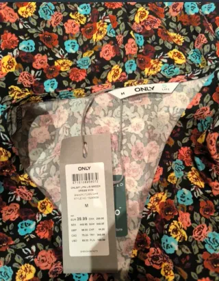 Vestido estampado floral talla única