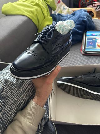 Zapatos negros de plataforma