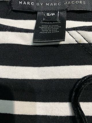 Marc by Marc Jacobs Top Rayas Talla S