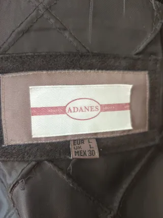 Cazadora de cuero marrón para hombre