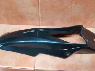 Guardabarros corto moto negro