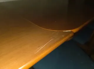 Mesa extensible madera con 6 sillas