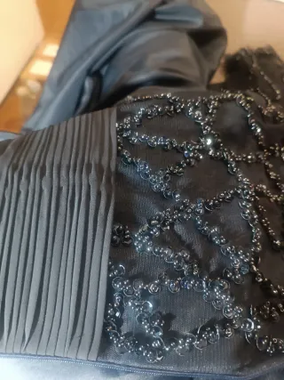 Vestido azul marino para eventos Talla S