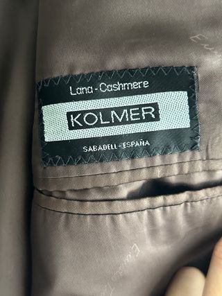 Americana lana y cashmere hombre