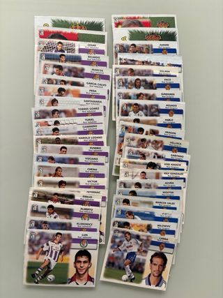 Lote 470 cromos Liga Este 1999-2000