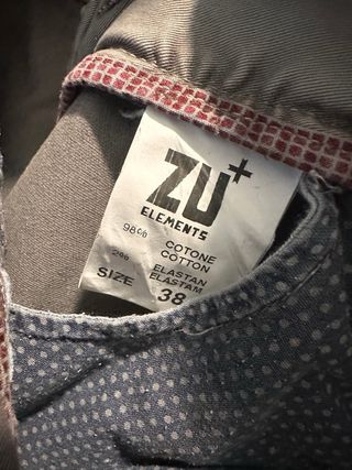 Pantaloni Chino Grigio