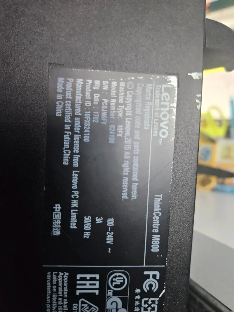 PC Lenovo ThinkCentre M800 SFF i5-6500 5ª Gen 16GB afbeelding 2