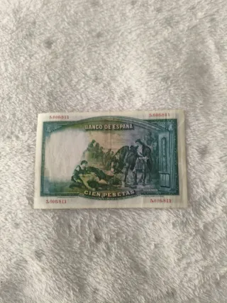 Billete Antiguo 100 Pesetas Banco de España 1931