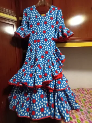 Traje de flamenca niña lunares