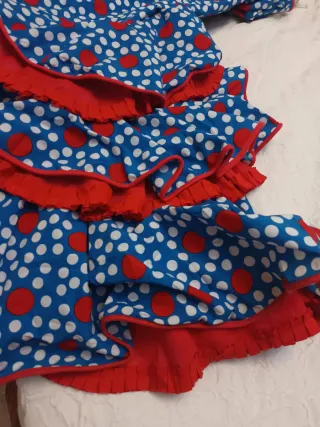 Traje de flamenca niña lunares