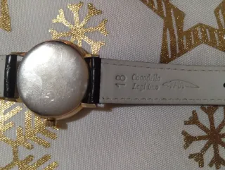 Omega bañado en oro calibre 601