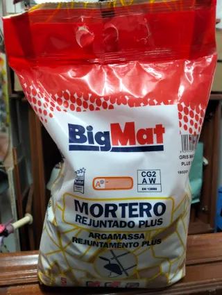 Mortero Rejuntado Plus Gris BigMat
