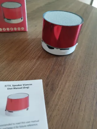 Mini Altavoz Bluetooth Vliancos Rojo